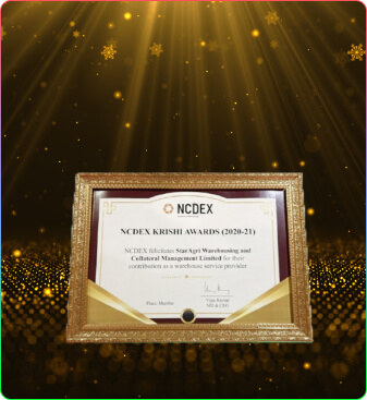 NCDEX Krishi Awards for Warehouse Service Provider