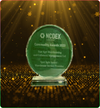 Spotlight Award – Warehouse Service Provider at NCDEX Commodity Awards 2023